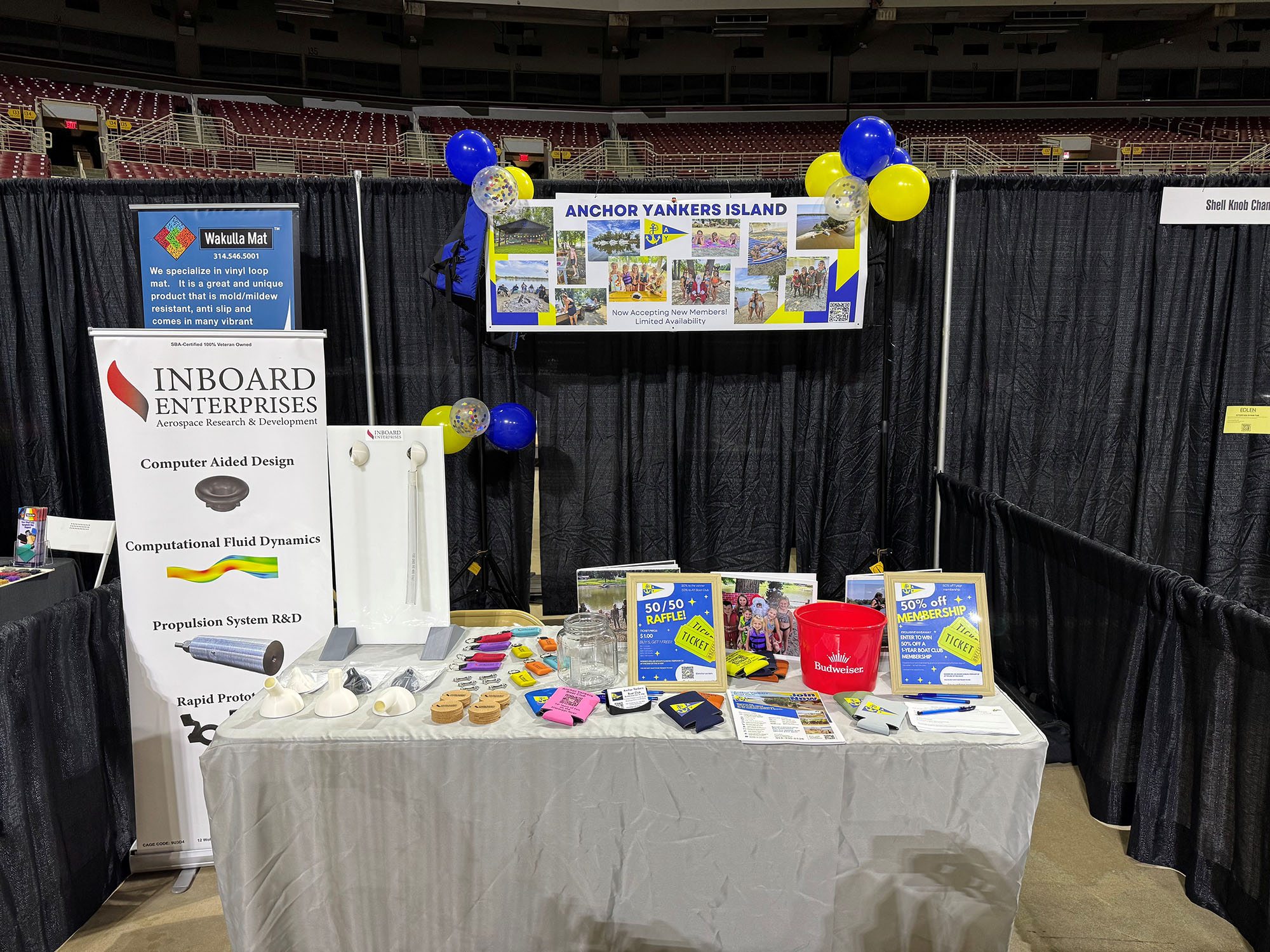 Image of Inboard Enterprises Booth at STL Boat & Fishing Show